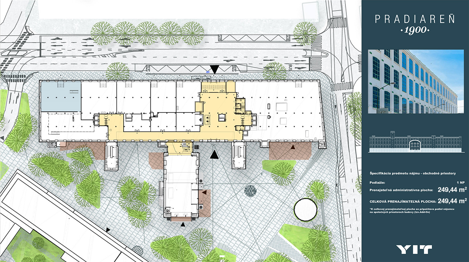 Priestory Pradiareň 1900